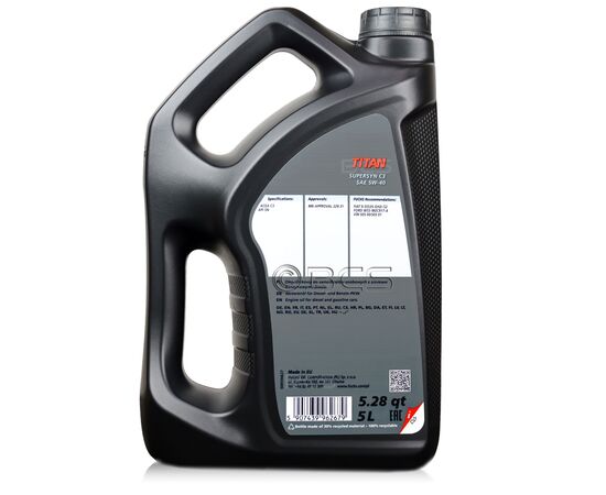 5 litrów FUCHS TITAN SUPERSYN C3 5W40 - olej silnikowy, Opakowanie / zestaw: 5 litrów, 2. zdjęcie - sklep olejefuchs.pl