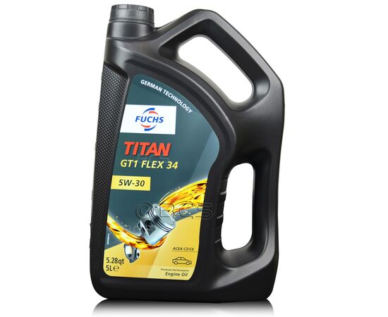 5 litrów FUCHS TITAN GT1 FLEX 34 5W30 - ACEA C4 - olej silnikowy, Opakowanie / zestaw: 5 litrów - sklep olejefuchs.pl