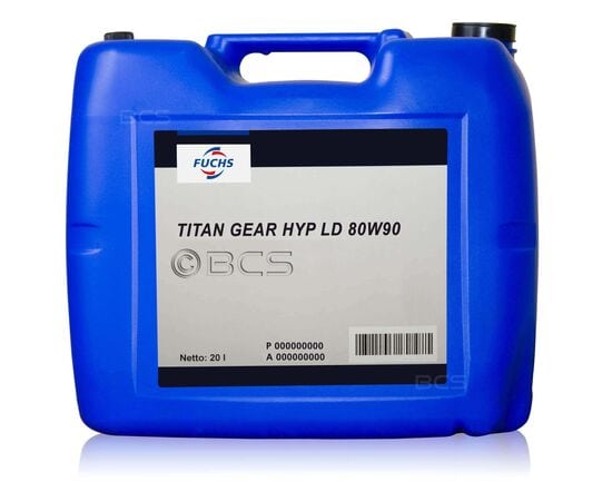 FUCHS TITAN GEAR HYP LD 80W90 - olej przekładniowy - 20 litrów, Opakowanie / zestaw: 20 litrów - sklep olejefuchs.pl