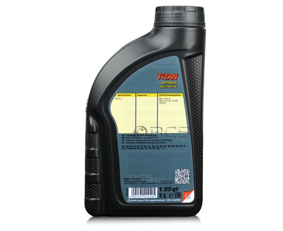 1 litr FUCHS TITAN SINTOPOID 75W90 API GL-5 - olej przekładniowy, Opakowanie / zestaw: 1 litr, 2. zdjęcie 1 litr FUCHS TITAN SINTOPOID 75W90 API GL-5 - olej przekładniowy, Opakowanie / zestaw: 1 litr, 2. zdjęcie - sklep olejefuchs.pl