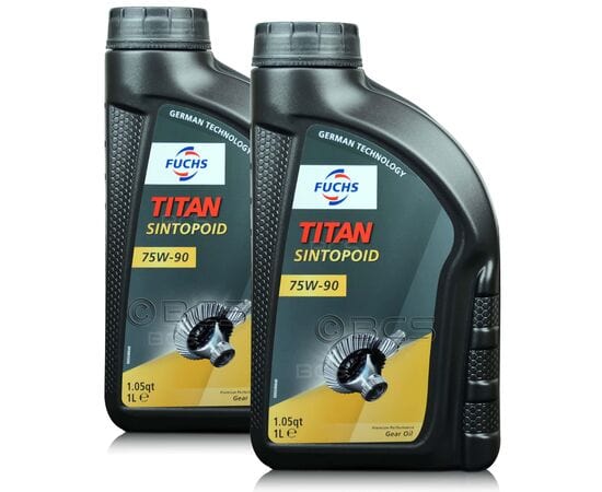 FUCHS TITAN SINTOPOID 75W90 GL-5 - olej przekładniowy - ZESTAW - 2 litry - TANIEJ, Opakowanie / zestaw: 2 litry (2 x 1 litr) - sklep olejefuchs.pl