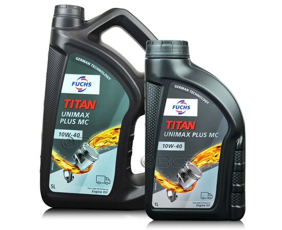 6 litrów FUCHS TITAN UNIMAX PLUS MC 10W40 - olej silnikowy - ZESTAW - TANIEJ, Opakowanie / zestaw: 6 litrów (5 litrów + 1 litr) - sklep olejefuchs.pl