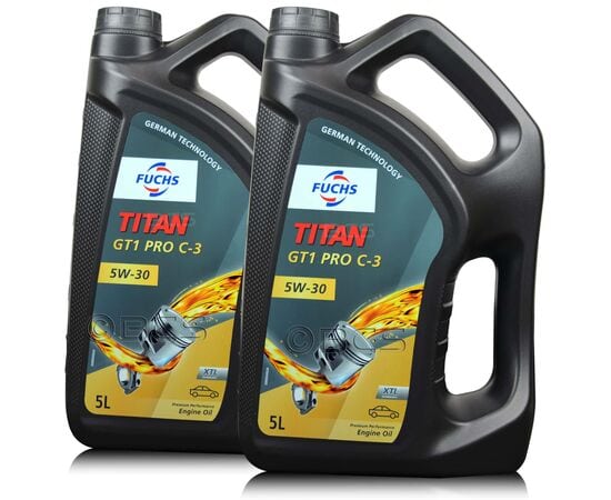 10 litrów FUCHS TITAN GT1 PRO C3 5W30 XTL - olej silnikowy - ZESTAW - TANIEJ, Opakowanie / zestaw: 10 litrów (2 x 5 litrów) - sklep olejefuchs.pl