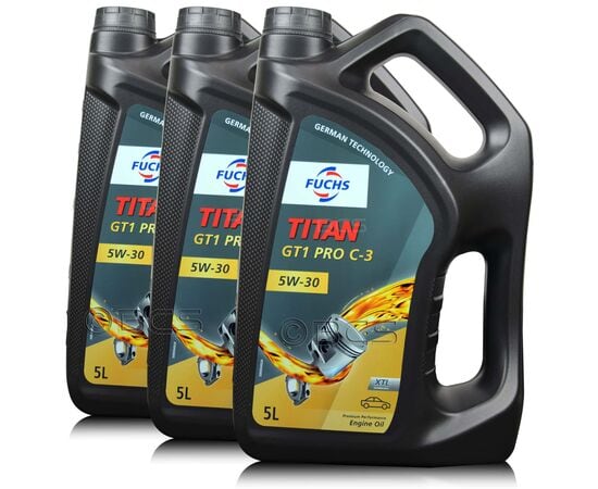 15 litrów FUCHS TITAN GT1 PRO C3 5W30 XTL - olej silnikowy - ZESTAW - TANIEJ, Opakowanie / zestaw: 15 litrów (3 x 5 litrów) - sklep olejefuchs.pl