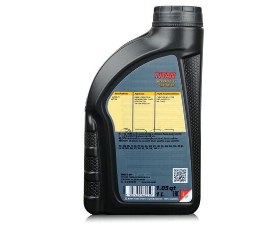 1 litr FUCHS TITAN GT1 PRO C3 5W30 - olej silnikowy, Opakowanie / zestaw: 1 litr, 2. zdjęcie - sklep olejefuchs.pl