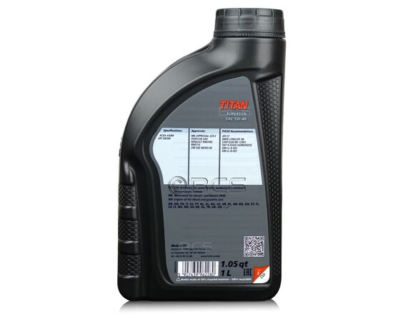 1 litr FUCHS TITAN SUPERSYN 5W40 - olej silnikowy, Opakowanie / zestaw: 1 litr, 2. zdjęcie 1 litr FUCHS TITAN SUPERSYN 5W40 - olej silnikowy, Opakowanie / zestaw: 1 litr, 2. zdjęcie - sklep olejefuchs.pl