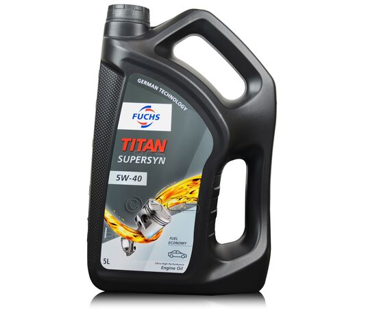 5 litrów FUCHS TITAN SUPERSYN 5W40 - olej silnikowy, Opakowanie / zestaw: 5 litrów - sklep olejefuchs.pl