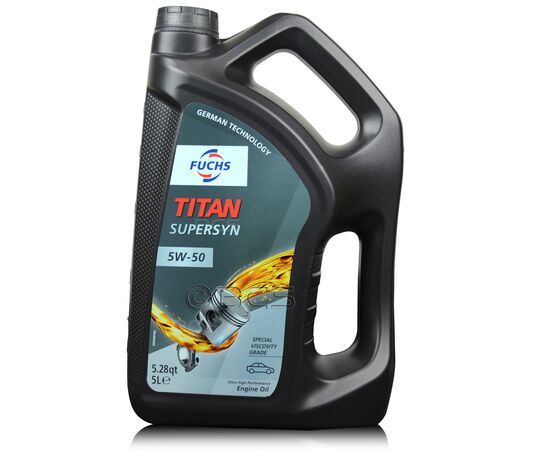 FUCHS TITAN SUPERSYN 5W50 - olej silnikowy - 5 litrów, Opakowanie / zestaw: 5 litrów - sklep olejefuchs.pl