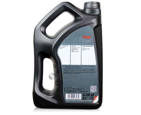 15 litrów FUCHS TITAN SYN MC 10W40 - olej silnikowy - ZESTAW - TANIEJ, Opakowanie / zestaw: 15 litrów (3 x 5 litrów), 2. zdjęcie - sklep olejefuchs.pl