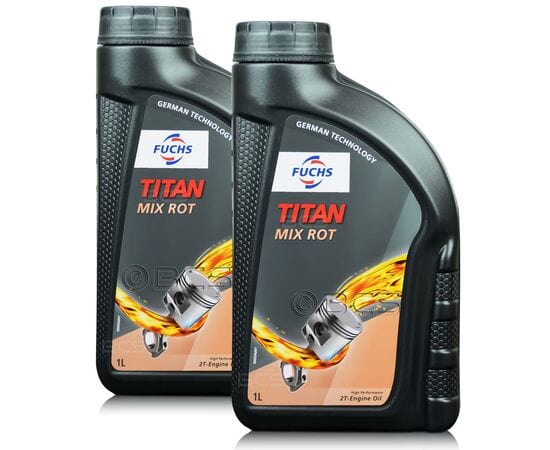 FUCHS TITAN MIX ROT 2T - mineralny olej silnikowy do silników dwusuwowych - ZESTAW - 2 litry - TANIEJ, Opakowanie / zestaw: 2 litry (2 x 1 litr) - sklep olejefuchs.pl
