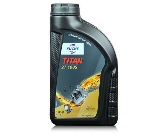 FUCHS TITAN 2T 100 S - syntetyczny olej do silników dwusuwowych - 1 litr, Opakowanie / zestaw: 1 litr - sklep olejefuchs.pl