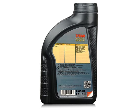 1 litr FUCHS TITAN SINTOPOID LS 75W140 API GL-5 - olej przekładniowy Limited Slip, Opakowanie / zestaw: 1 litr, 2. zdjęcie - sklep olejefuchs.pl