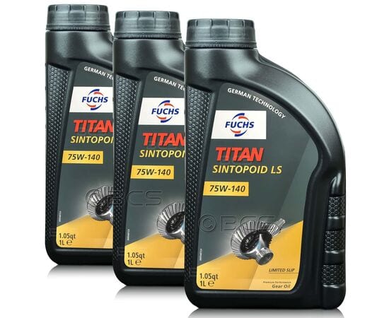 FUCHS TITAN SINTOPOID LS 75W140 GL-5 - olej przekładniowy - ZESTAW - 3 litry - TANIEJ, Opakowanie / zestaw: 3 litry (3 x 1 litr) - sklep olejefuchs.pl
