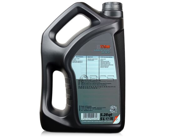 5 litrów FUCHS TITAN SUPERSYN F Eco-DT 5W30 - FORD WSS-M2C913-C - olej silnikowy, Opakowanie / zestaw: 5 litrów, 2. zdjęcie - sklep olejefuchs.pl