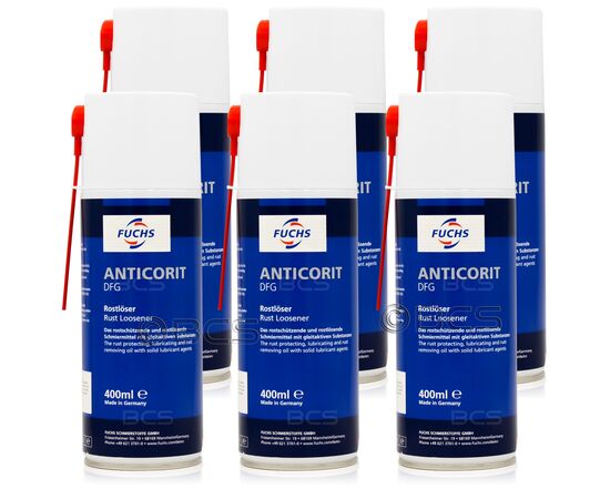 6 sztuk FUCHS ANTICORIT DFG SPRAY - środek montażowy i antykorozyjny - 400 ml - ZESTAW - TANIEJ, Opakowanie / zestaw: 400 ml SPRAY x 6 - sklep olejefuchs.pl