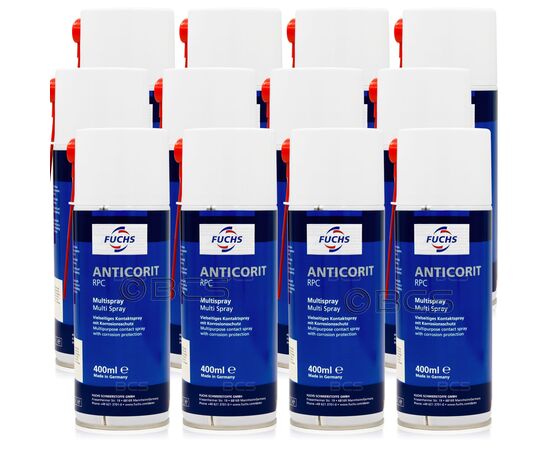 12 sztuk FUCHS ANTICORIT RPC  SPRAY - środek antykorozyjny - 400 ml - ZESTAW - TANIEJ, Opakowanie / zestaw: 400 ml SPRAY x 12 - sklep olejefuchs.pl