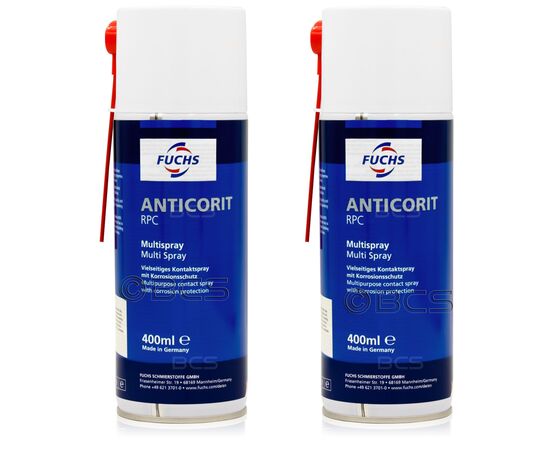 2 sztuki FUCHS ANTICORIT RPC SPRAY - środek antykorozyjny - 400 ml - ZESTAW - TANIEJ, Opakowanie / zestaw: 400 ml SPRAY x 2 - sklep olejefuchs.pl