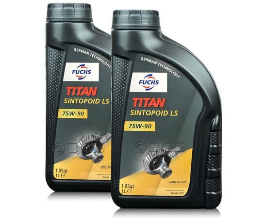 2 litry FUCHS TITAN SINTOPOID LS 75W90 - olej przekładniowy - ZESTAW - TANIEJ, Opakowanie / zestaw: 2 litry (2 x 1 litr) - sklep olejefuchs.pl