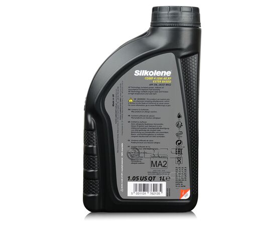 3 litry FUCHS SILKOLENE COMP 4 10W40 XP - syntetyczny olej silnikowy (4T) do motocykli - ZESTAW - TANIEJ, Opakowanie / zestaw: 3 litry (3 x 1 litr), Lepkość SAE: 10W40, 2. zdjęcie - sklep olejefuchs.pl