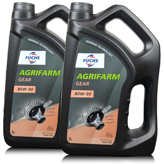 10 litrów FUCHS AGRIFARM GEAR 80W90 - olej przekładniowy - ZESTAW - TANIEJ, Opakowanie / zestaw: 10 litrów (2 x 5 litrów) - sklep olejefuchs.pl