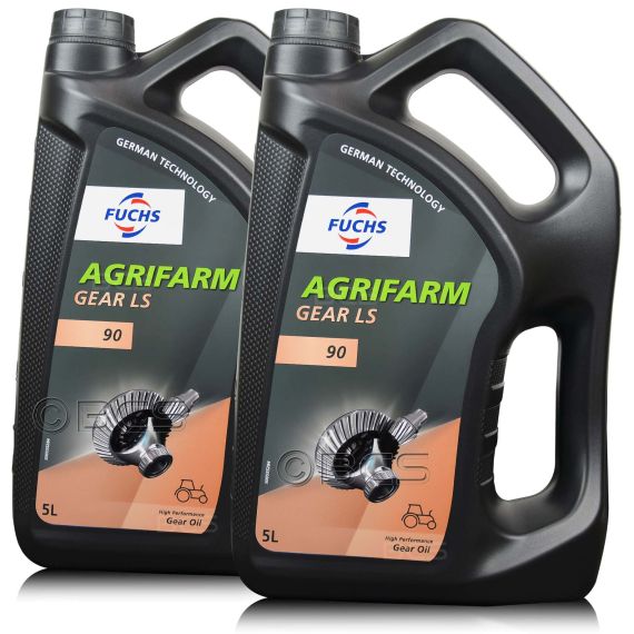 10 litrów FUCHS AGRIFARM GEAR LS 90 - olej przekładniowy - ZESTAW - TANIEJ, Opakowanie / zestaw: 10 litrów (2 x 5 litrów) - sklep olejefuchs.pl