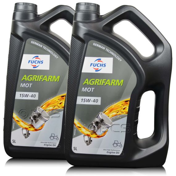 10 litrów FUCHS AGRIFARM MOT 15W40 - olej silnikowy - ZESTAW - TANIEJ, Opakowanie / zestaw: 10 litrów (2 x 5 litrów) - sklep olejefuchs.pl