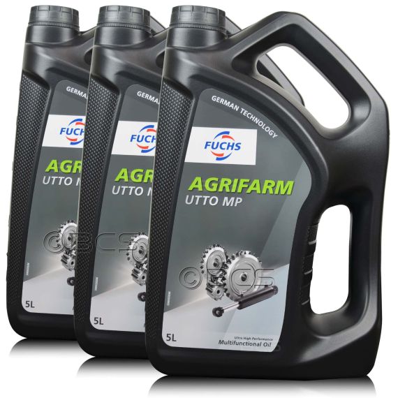 15 litrów FUCHS AGRIFARM UTTO MP - olej przekładniowo-hydrauliczny - ZESTAW - TANIEJ, Opakowanie / zestaw: 15 litrów (3 x 5 litrów) - sklep olejefuchs.pl