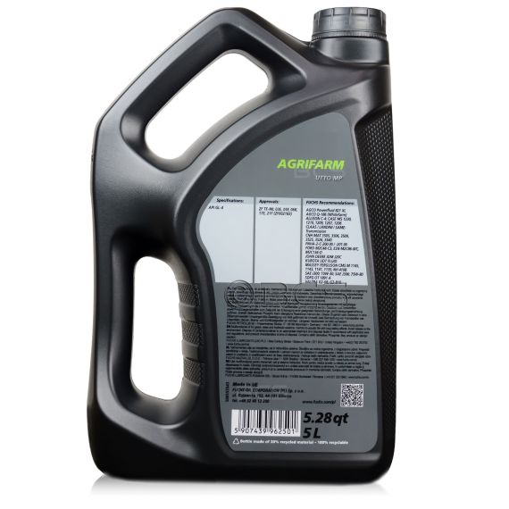 10 litrów FUCHS AGRIFARM UTTO MP - olej przekładniowo-hydrauliczny - ZESTAW - TANIEJ, Opakowanie / zestaw: 10 litrów (2 x 5 litrów), 2. zdjęcie - sklep olejefuchs.pl