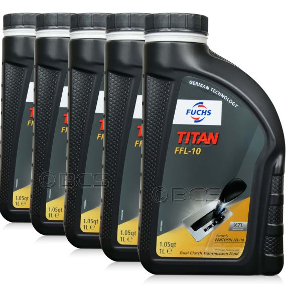 5 litrów FUCHS TITAN FFL-10 - olej do skrzyń dwusprzęgłowych Mercedes MB 236.22 - ZESTAW - TANIEJ, Opakowanie / zestaw: 5 litrów (5 x 1 litr) - sklep olejefuchs.pl