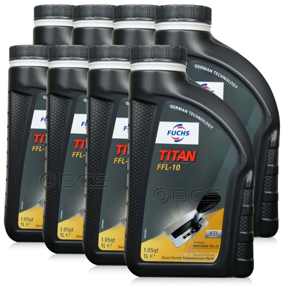 8 litrów FUCHS TITAN FFL-10 - olej do skrzyń dwusprzęgłowych Mercedes MB 236.22 - ZESTAW - TANIEJ, Opakowanie / zestaw: 8 litrów (8 x 1 litr) - sklep olejefuchs.pl