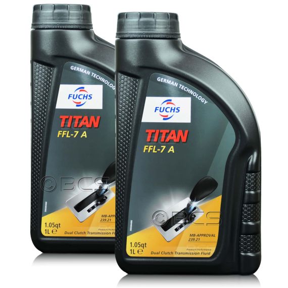 2 litry FUCHS TITAN FFL-7A - olej do skrzyń dwusprzęgłowych GETRAG z mokrym sprzęgłem MB 239.21 - ZESTAW - TANIEJ, Opakowanie / zestaw: 2 litry (2 x 1 litr) - sklep olejefuchs.pl