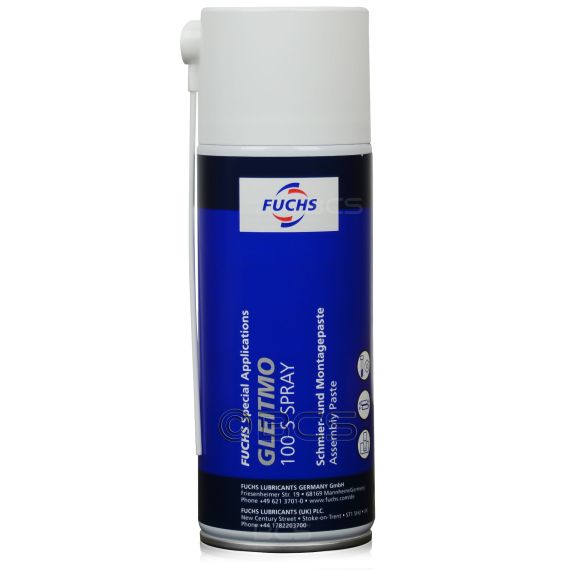 1 sztuka FUCHS GLEITMO 100 S SPRAY - pasta montażowa z molibdenem - 400 ml, Opakowanie / zestaw: 400 ml SPRAY - sklep olejefuchs.pl