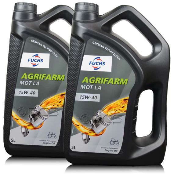 10 litrów FUCHS AGRIFARM MOT LA 15W40 - olej silnikowy - ZESTAW - TANIEJ, Opakowanie / zestaw: 10 litrów (2 x 5 litrów) - sklep olejefuchs.pl