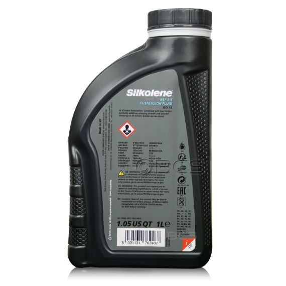 2 litry FUCHS SILKOLENE RSF 2,5 (ISO 15) - olej do amortyzatorów w motocyklach - ZESTAW - TANIEJ, Nazwa: RSF 2,5 (ISO 15), Opakowanie / zestaw: 2 litry (2 x 1 litr), 2. zdjęcie - sklep olejefuchs.pl