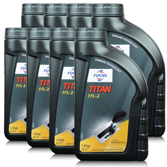 8 litrów FUCHS TITAN FFL-2 (VW G 052 182) - olej do skrzyń dwusprzęgłowych - ZESTAW - TANIEJ, Opakowanie / zestaw: 8 litrów (8 x 1 litr) - sklep olejefuchs.pl