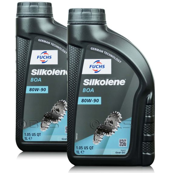 2 litry FUCHS SILKOLENE BOA 80W90 - olej przekładniowy do motocykli - ZESTAW - TANIEJ, Opakowanie / zestaw: 2 litry (2 x 1 litr) - sklep olejefuchs.pl