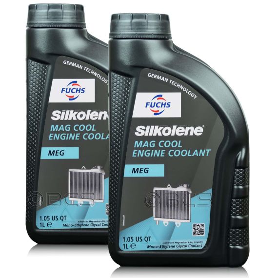 2 litry FUCHS SILKOLENE MAG COOL - płyn do układu chłodzenia w motocyklu - ZESTAW - TANIEJ, Opakowanie / zestaw: 2 litry (2 x 1 litr) - sklep olejefuchs.pl