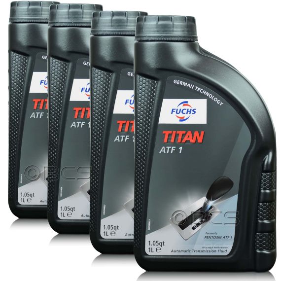 4 litry FUCHS TITAN ATF 1 - olej do automatycznych skrzyń biegów - ZESTAW - TANIEJ, Opakowanie / zestaw: 4 litry (4 x 1 litr) - sklep olejefuchs.pl