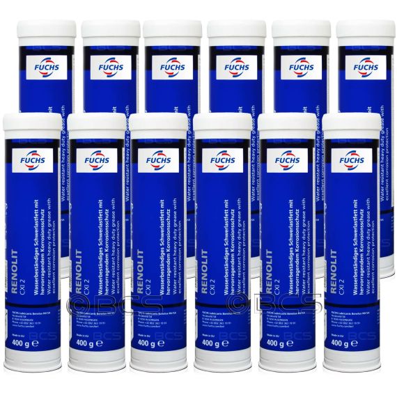 12 sztuk FUCHS RENOLIT CXI 2 - smar - 400 g - ZESTAW - TANIEJ, Opakowanie / zestaw: 400 g x 12 - sklep olejefuchs.pl