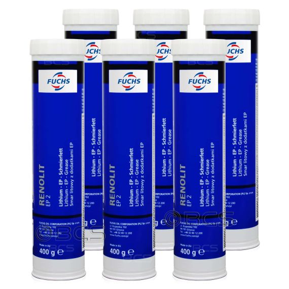 6 sztuk FUCHS RENOLIT EP 2 - wielofunkcyjny smar litowy - 400 g - ZESTAW - TANIEJ, Klasa konsystencji NLGI: NLGI 2, Opakowanie / zestaw: 400 g x 6 - sklep olejefuchs.pl