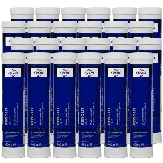 24 sztuki FUCHS RENOLIT LZR 2 H - smar - 400 g - ZESTAW - TANIEJ, Opakowanie / zestaw: 400 g x 24 - sklep olejefuchs.pl