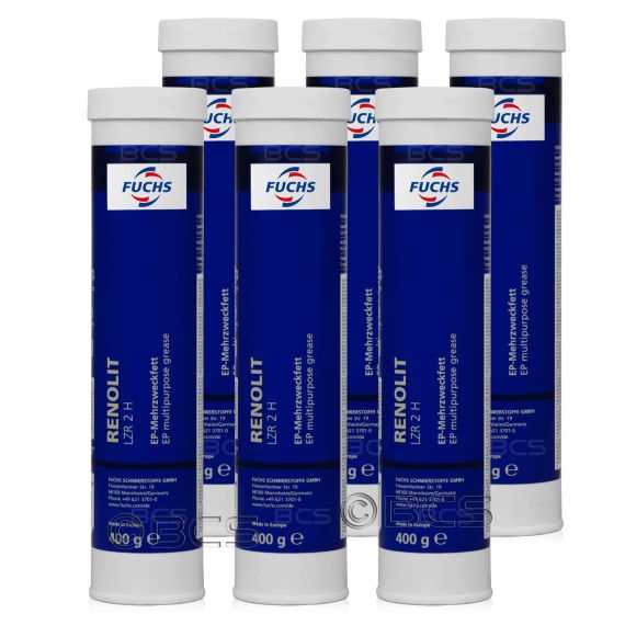 6 sztuk FUCHS RENOLIT LZR 2 H - smar - 400 g - ZESTAW - TANIEJ, Opakowanie / zestaw: 400 g x 6 - sklep olejefuchs.pl