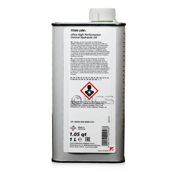2 litry FUCHS TITAN LHM+ (PLUS) - PSA B71 2710 - olej / płyn do wspomagania - TANIEJ, Opakowanie / zestaw: 2 litry (2 x 1 litr), 3. zdjęcie - sklep olejefuchs.pl