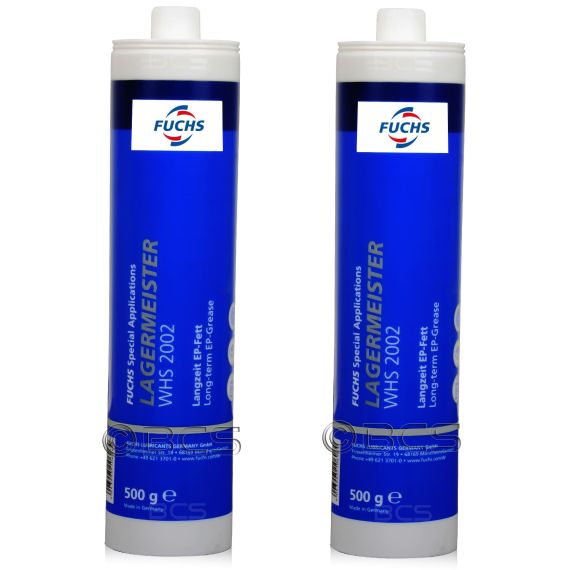 2 sztuki FUCHS LAGERMEISTER WHS 2002 - smar - 500 g system REINER - ZESTAW - TANIEJ, Opakowanie / zestaw: 500 g x 2 - REINER - sklep olejefuchs.pl