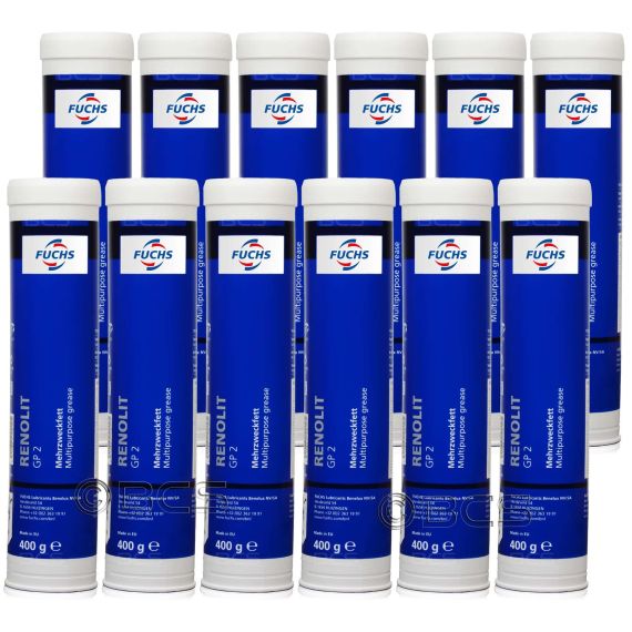 12 sztuk FUCHS RENOLIT GP 2 - smar - 400 g - ZESTAW - TANIEJ, Opakowanie / zestaw: 400 g x 12 - sklep olejefuchs.pl