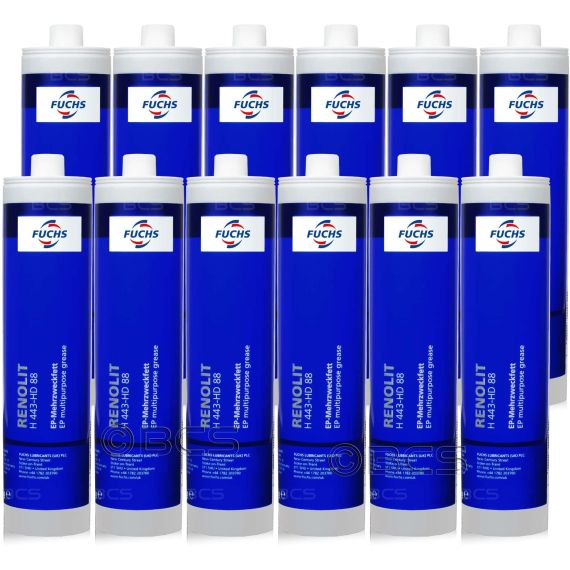 12 sztuk FUCHS RENOLIT H 443-HD 88 - smar - 500 g system REINER - ZESTAW - TANIEJ, Opakowanie / zestaw: 500 g x 12 - REINER - sklep olejefuchs.pl