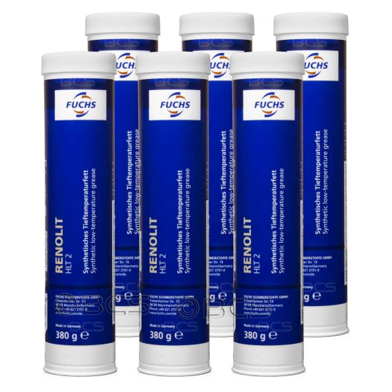 6 sztuk FUCHS RENOLIT HLT 2 - smar - 380 g - ZESTAW - TANIEJ, Opakowanie / zestaw: 380 g x 6 - sklep olejefuchs.pl