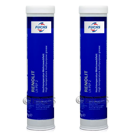 2 sztuki FUCHS RENOLIT LX-PEP 2 - smar - 400 g - ZESTAW - TANIEJ, Opakowanie / zestaw: 400 g x 2 - sklep olejefuchs.pl