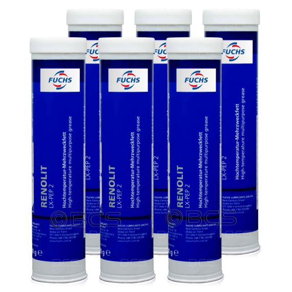 6 sztuk FUCHS RENOLIT LX-PEP 2 - smar - 400 g - ZESTAW - TANIEJ, Opakowanie / zestaw: 400 g x 6 - sklep olejefuchs.pl