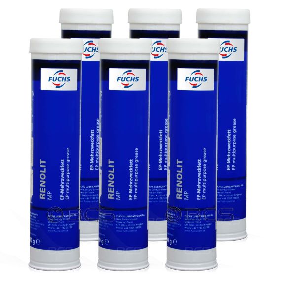 6 sztuk FUCHS RENOLIT MP - smar - 400 g - ZESTAW - TANIEJ, Opakowanie / zestaw: 400 g x 6 - sklep olejefuchs.pl